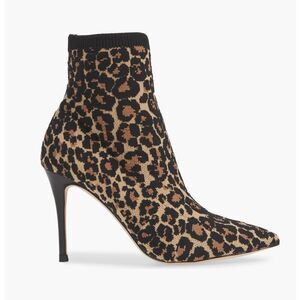 Something Navy • Nix leopard sock boot stiletto